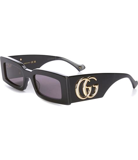 oversized square gucci sunglasses|gucci generation 53mm rectangular sunglasses.